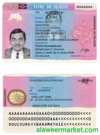 France residence permit (titre de sejour)